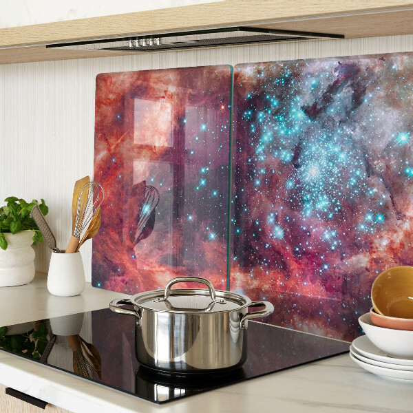 Tocător sticlă Peisaj cosmic cu stele