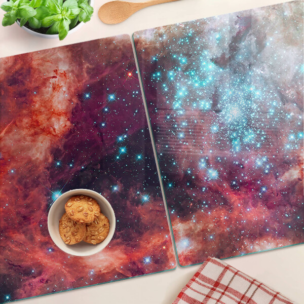 Tocător sticlă Peisaj cosmic cu stele