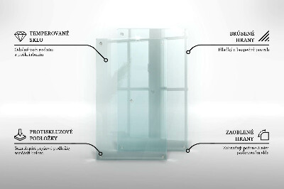 Tocător de bucătărie dublă transparentă