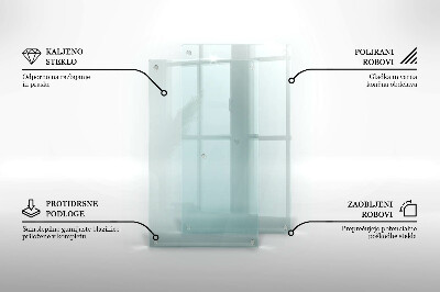 Tocător de bucătărie dublă transparentă