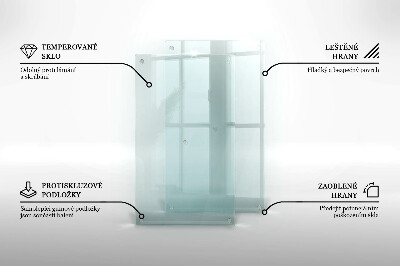 Tocător de bucătărie dublă transparentă