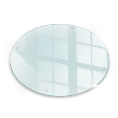 Tocător sticlă rotundă transparentă
