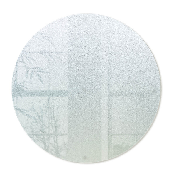 Tocător din sticlă rotund, semitransparent