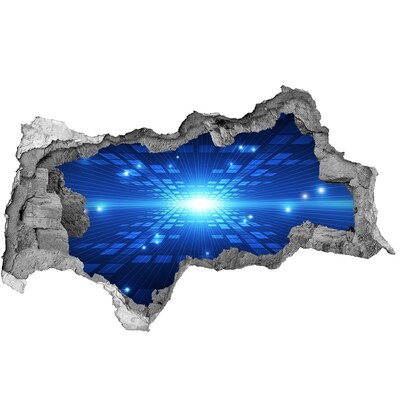 Autocolant autoadeziv gaură Spațiul digital din spatele peretelui