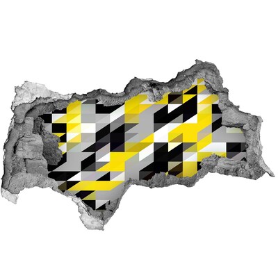 Autocolant de perete gaură 3D Gaură abstractă în perete