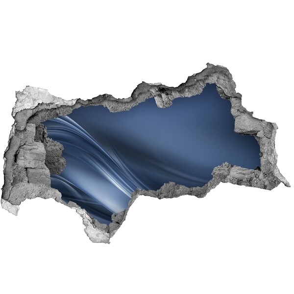 Autocolant gaură 3D O gaură în perete cu vedere spre cer