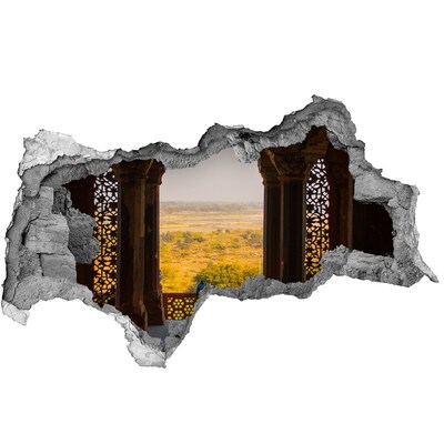 Autocolant gaură 3D Vedere din ruinele castelului