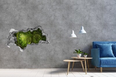 Autocolant autoadeziv gaură jungla tropicala