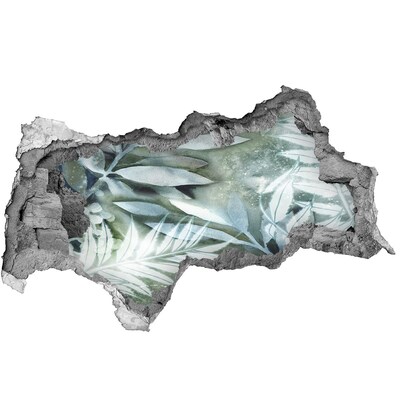 Fototapet 3D gaură în perete O oază verde într-o gaură din perete