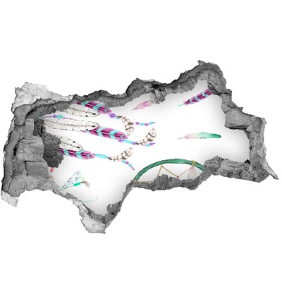 Autocolant 3D gaura cu priveliște captatoare de vis