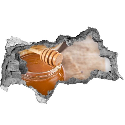 Fototapet 3D gaură în perete Miere direct din stup