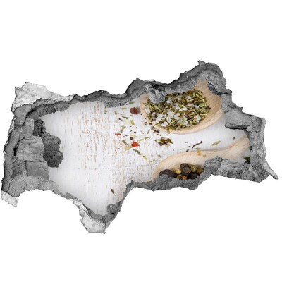 Autocolant de perete gaură 3D Explozie de condimente