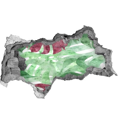 Autocolant autoadeziv gaură Junglă tropicală