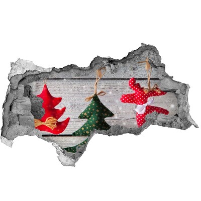 Autocolant autoadeziv gaură Decorațiune de Crăciun cu gaură în perete