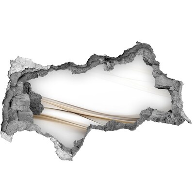 Fototapet un zid spart cu priveliște Iluzia spațiului deschis