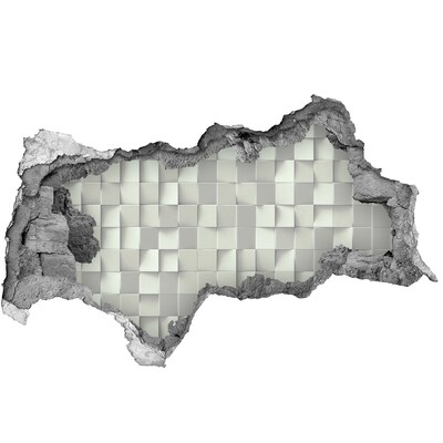 Autocolant gaură 3D Mozaic modern din beton