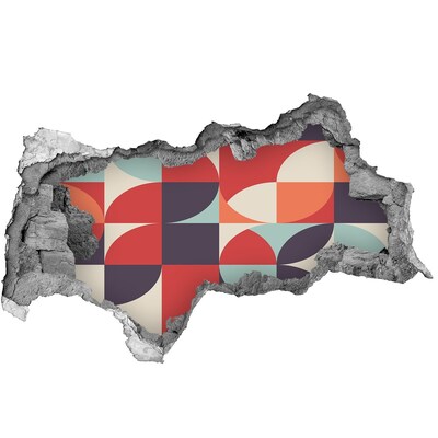 Autocolant autoadeziv gaură Geometrie în ruine