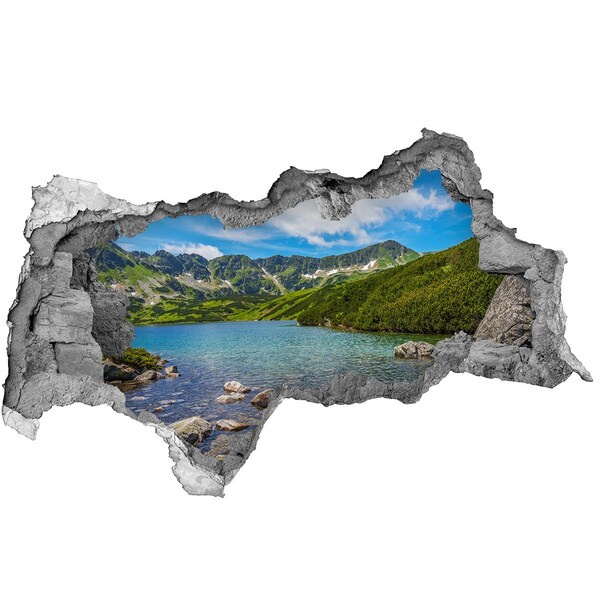 Autocolant 3D gaura cu priveliște Tatra Valley