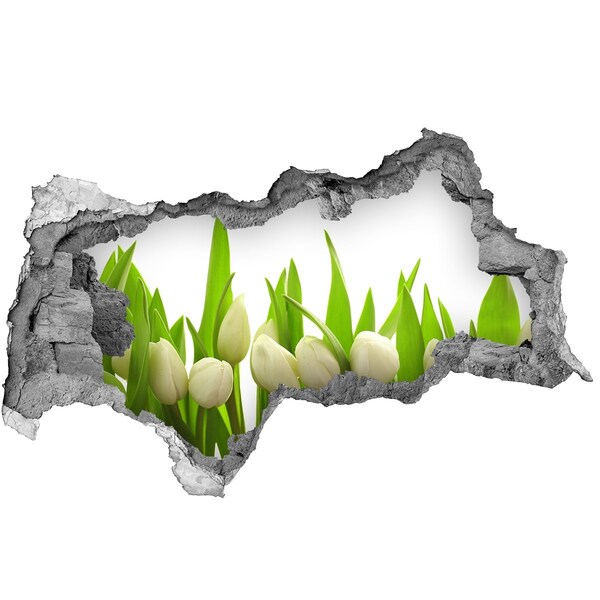 Autocolant autoadeziv gaură Flori în grădină