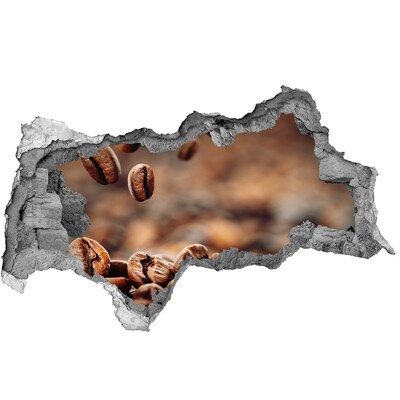 Fototapet 3D gaură în perete Cafea la îndemână