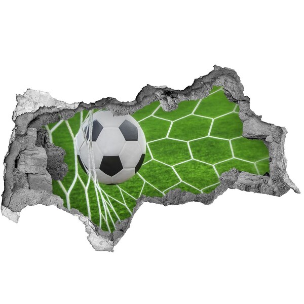 Autocolant 3D gaura cu priveliște Un gol în fotbal