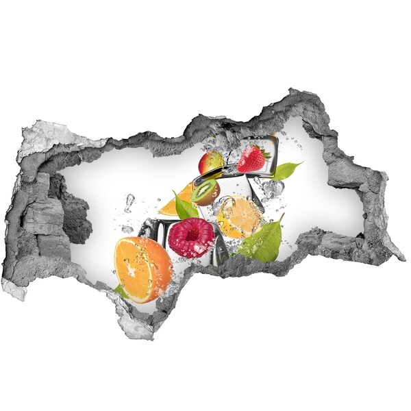 Autocolant autoadeziv gaură Cocktail de fructe cu gheață