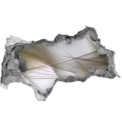 Fototapet 3D gaură în perete Spațiu modern din beton