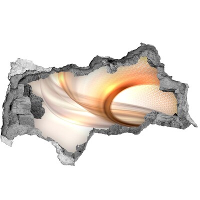 Autocolant 3D gaura cu priveliște Design interior modern