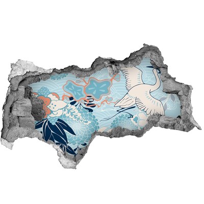 Autocolant 3D gaura cu priveliște Lumea subacvatică a coralilor