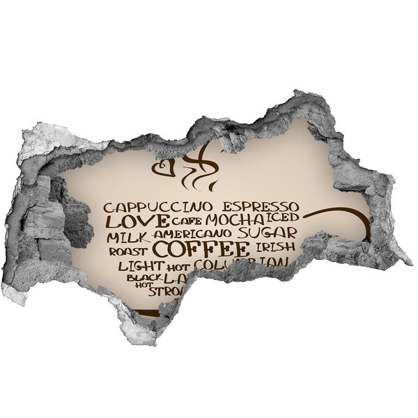 Autocolant autoadeziv gaură Oază de cafea