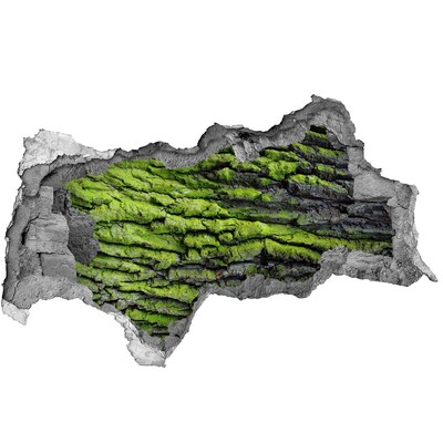 Autocolant autoadeziv gaură Piatră verde în gaură