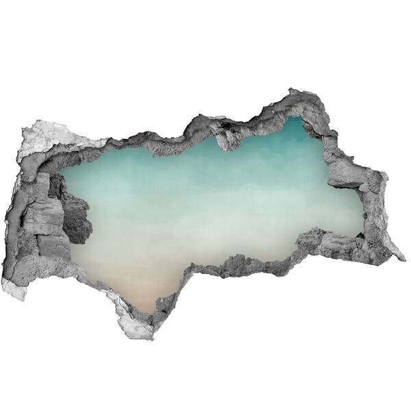 Fototapet 3D gaură în perete Cerul peste mare