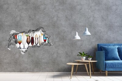 Fototapet un zid spart cu priveliște O oază de cocktailuri de neuitat