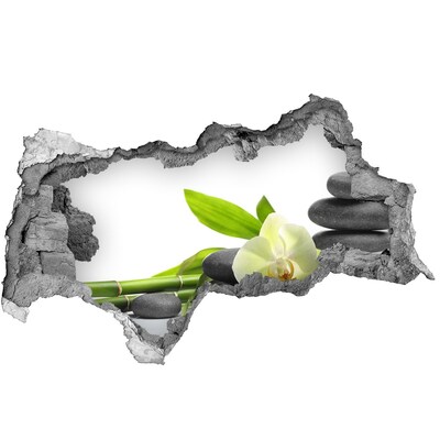 Fototapet 3D gaură în perete Colț de spa relaxant