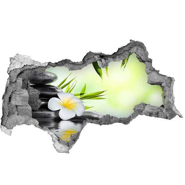 Autocolant 3D gaura cu priveliște O oază de liniște în natură