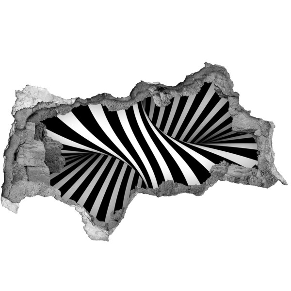 Autocolant autoadeziv gaură Iluzie optică în perete