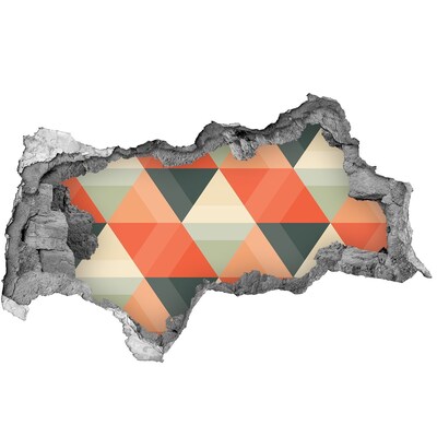 Autocolant autoadeziv gaură Modele geometrice în gaură