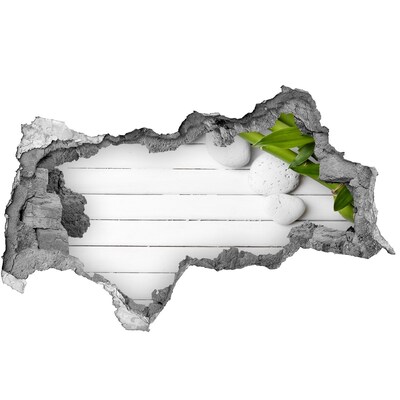 Fototapet un zid spart cu priveliște O oază verde în beton