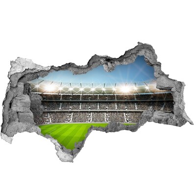 Autocolant 3D gaura cu priveliște Stadionul de fotbal în acțiune