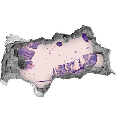 Fototapet un zid spart cu priveliște Paradis tropical în spatele zidului