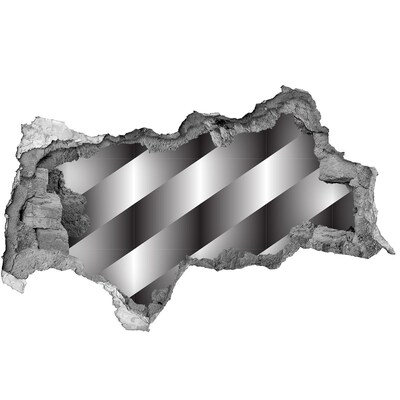 Autocolant un zid spart cu priveliște Iluzia Zidului Spărt