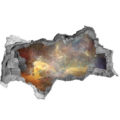 Fototapet 3D gaură în perete Gaură spațială în perete