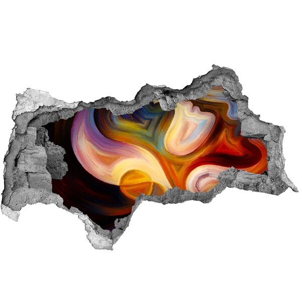 Fototapet un zid spart cu priveliște Peisaj abstract colorat