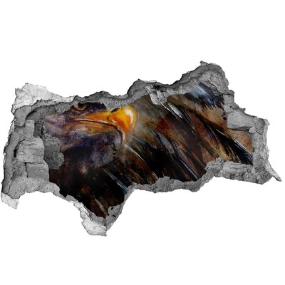 Autocolant autoadeziv gaură Vulturul într-un zid în ruine