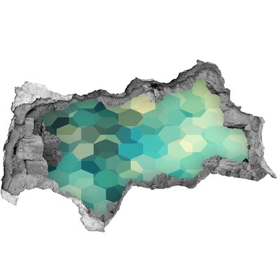 Autocolant 3D gaura cu priveliște Apele oceanice scufundate