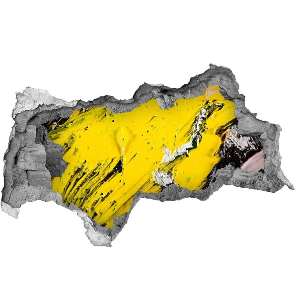 Autocolant autoadeziv gaură Gaură aurie în beton