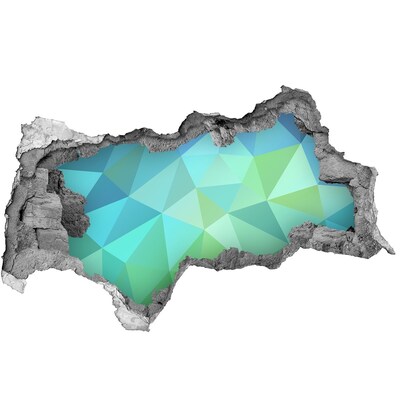 Fototapet 3D gaură în perete Gaură virtuală în perete