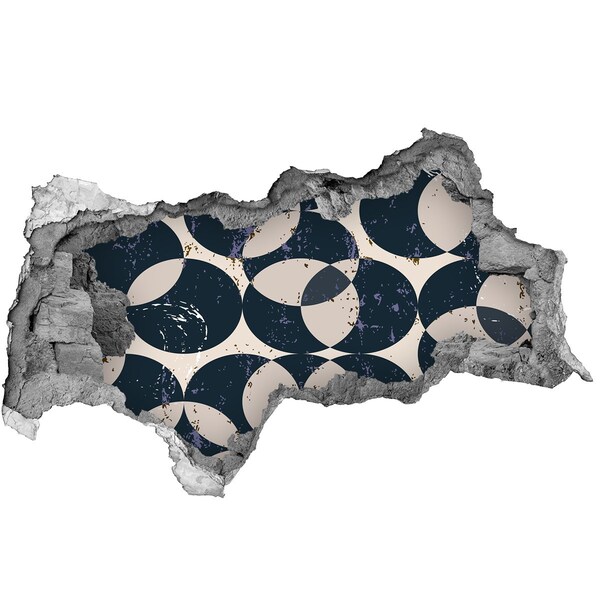 Autocolant autoadeziv gaură Design modern cu gaură în perete