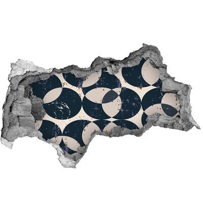 Autocolant autoadeziv gaură Design modern cu gaură în perete