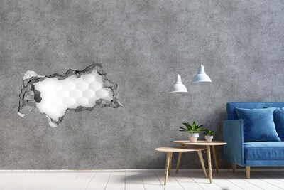 Autocolant autoadeziv gaură Zid spart cu model hexagonal